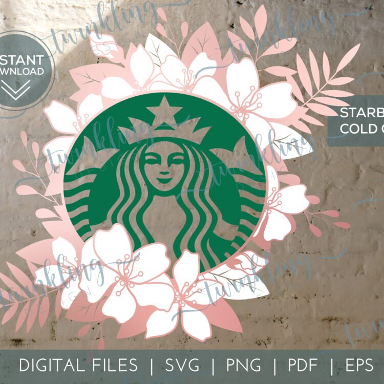 Starbucks Cold Cup FloralWreath_A