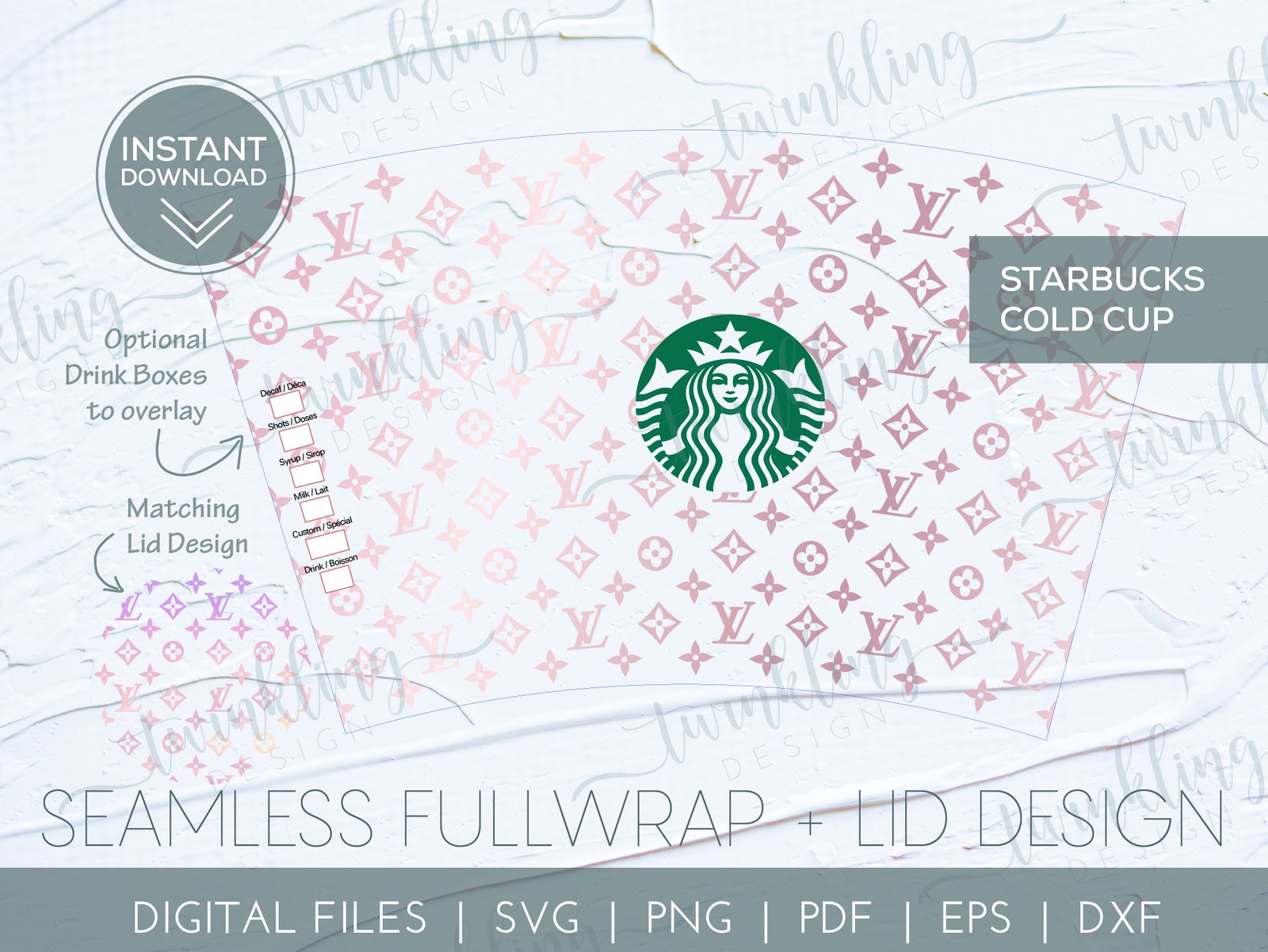 Starbucks Cold Cup LV Circle