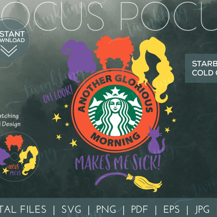 Starbucks Cold Cup Hocus Pocus Morning