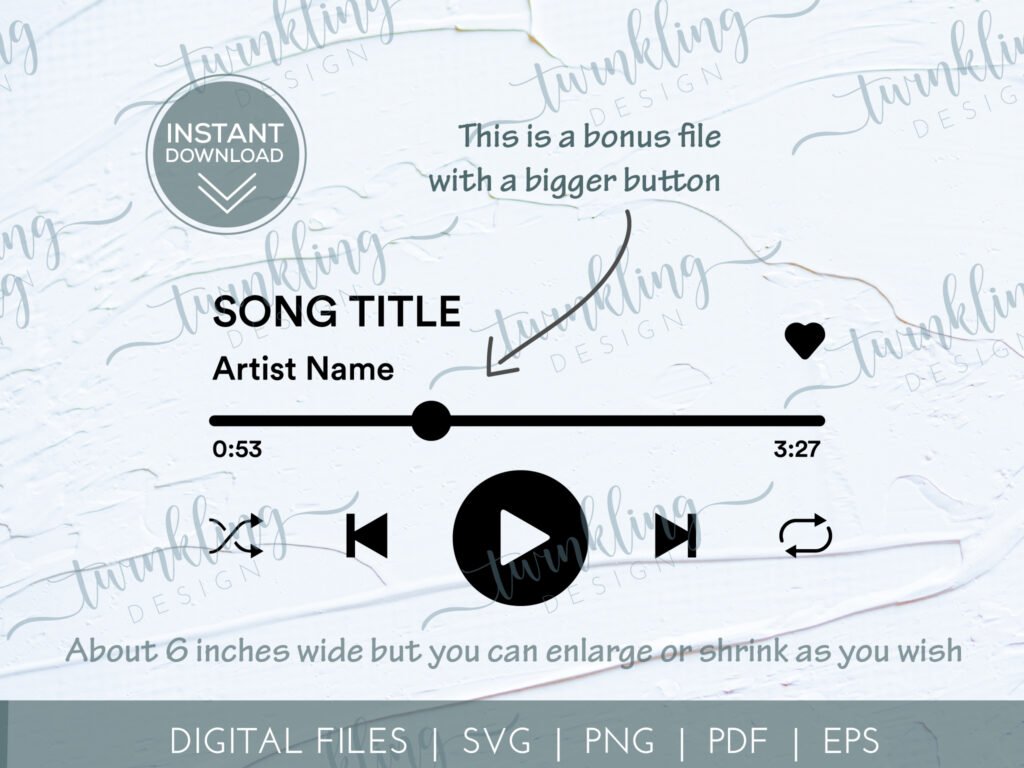 spotify music player template